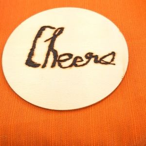 Cheers cup coaster